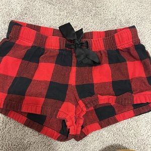 Buffalo Plaid Pajama Shorts